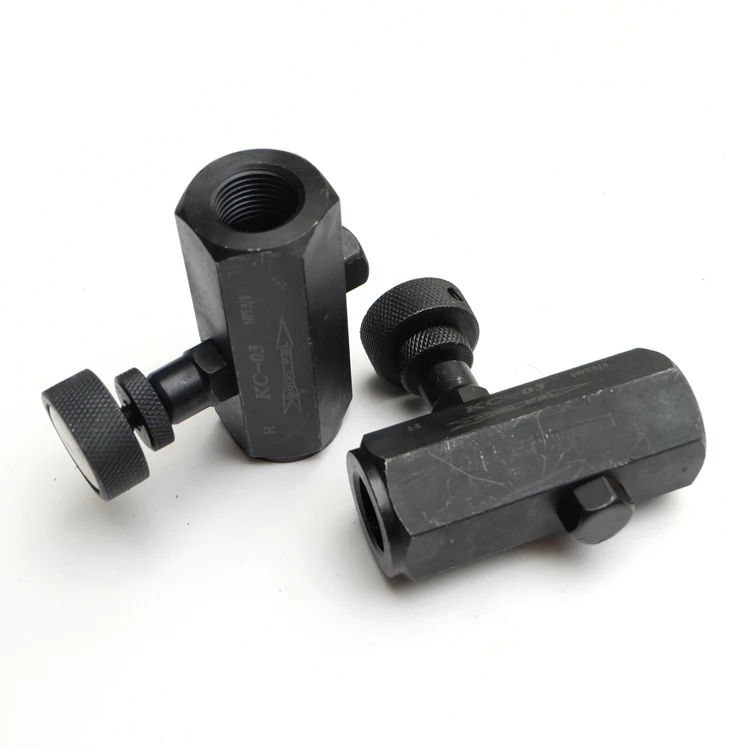 KC series Hydraulic screw type one - way flow control regulating throttle valve KC-02 KC-03 KC-04 KC-06 KC-08