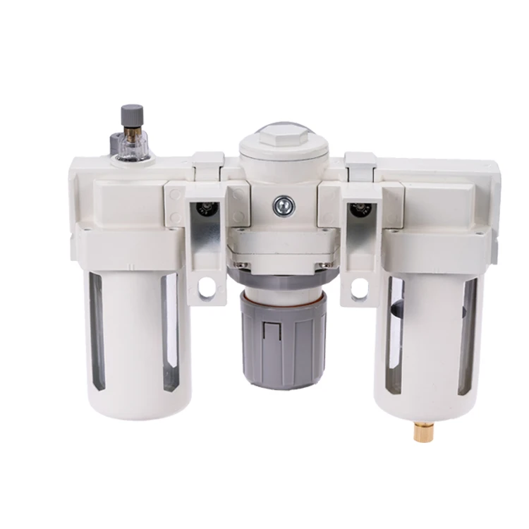 Aluminum Alloy Pneumatic Air Filter Combination Unit FRL Pneumatic Combination SMC AC4000-04
