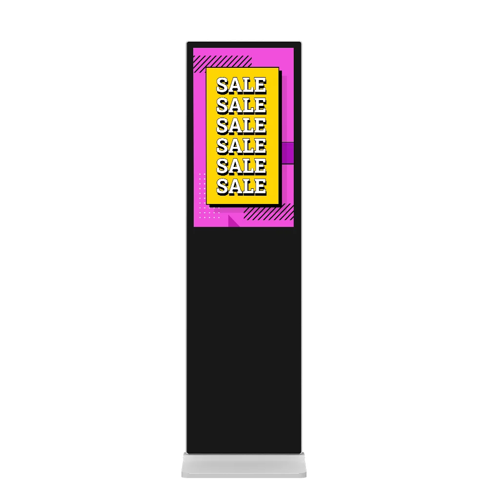 Floor Standing Kiosk Digital Signage and Display Lcd Touch Screen Totem Kiosks 32 43  Inch Indoor Advertising Playing Equipment