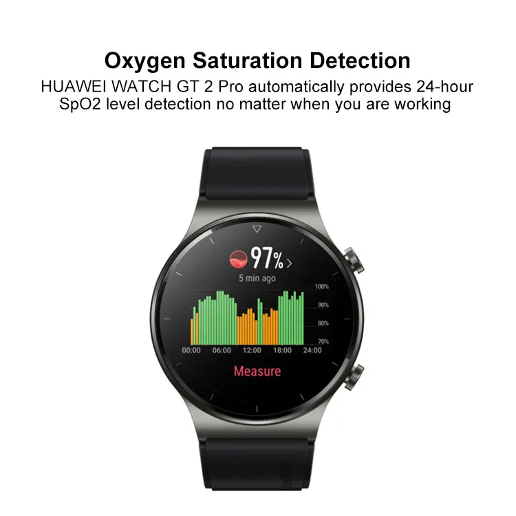  Смарт-часы Huawei GT2 Pro 46 мм GPS насыщение крови кислородом 24