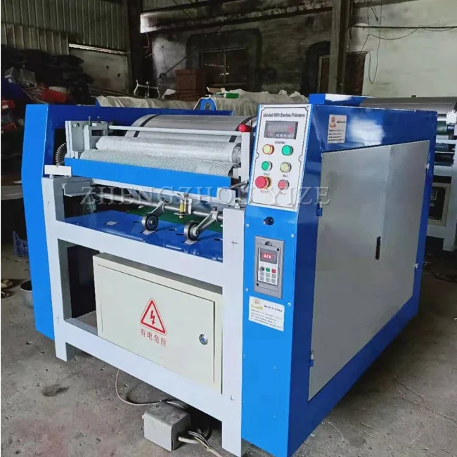 Multicolor non woven bag kraft paper bag printing machine 5 color jute bag flexo printing machine price