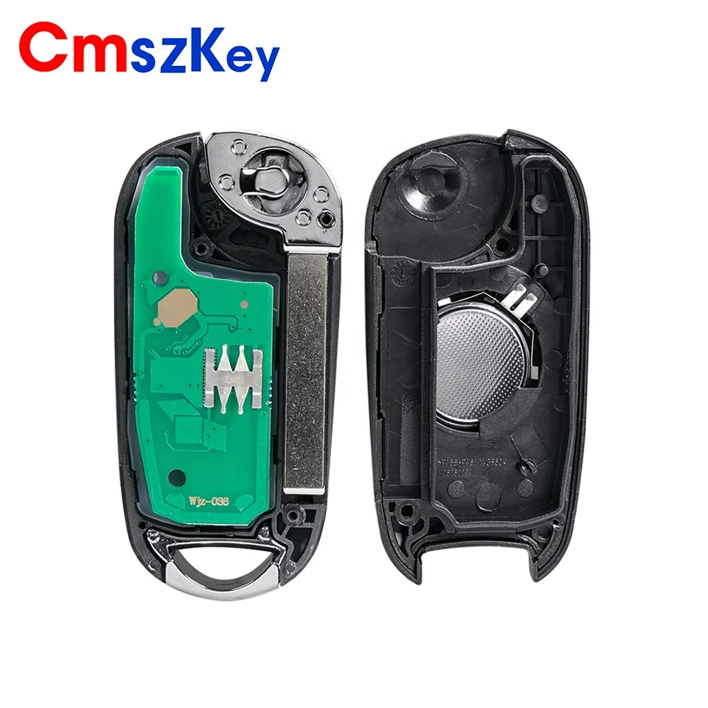 For 2015 2016 2017 Opel Vauxhall Astra K 3 Button Flip Remote Key Fob 433Mhz PCF7961 ID46 Chip With Key Blade