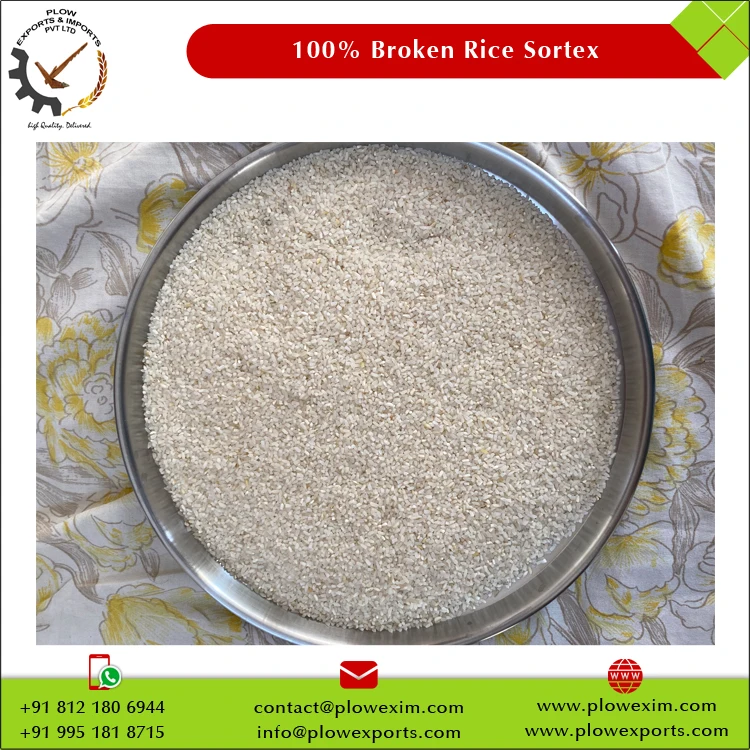 Широкий ассортимент качественного 100% сломанного белого риса шелковистого сортекса от топового
