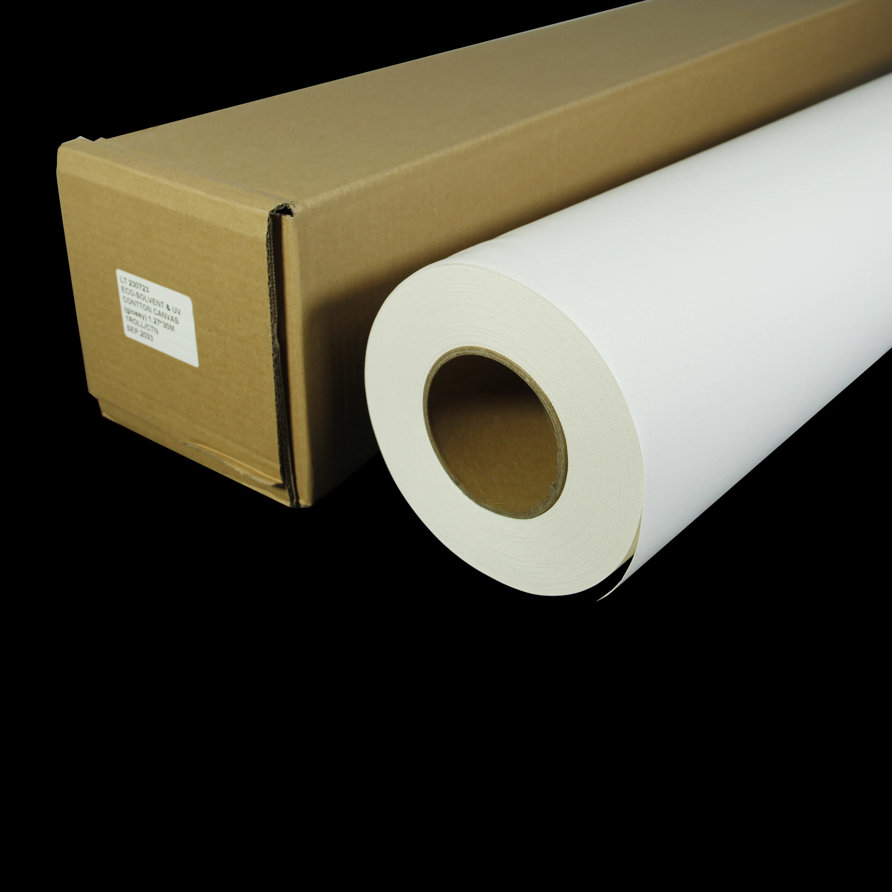 Glossy Polycotton inkjet printing 100% cotton Canvas roll for Eco/solvent UV printing