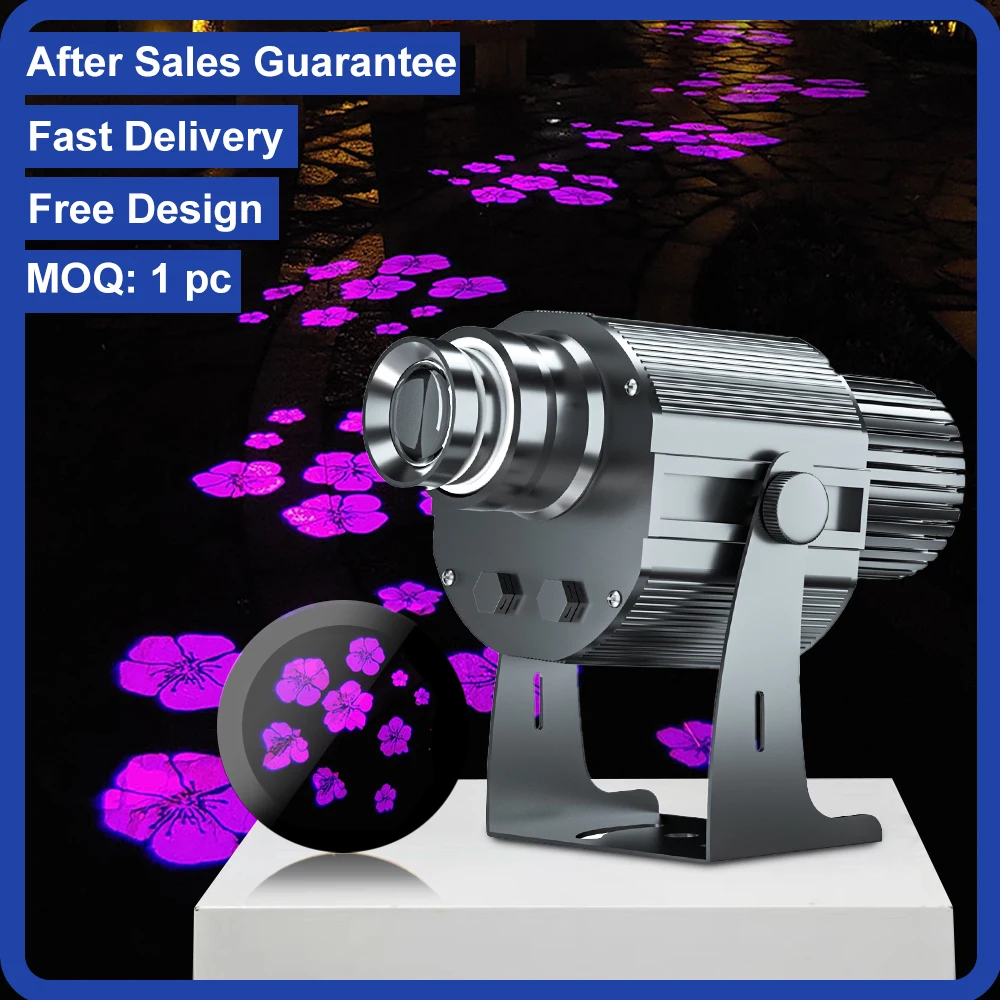 Waterproof ip67 15W Outdoor rotate/static gobo light logo projector with remote control