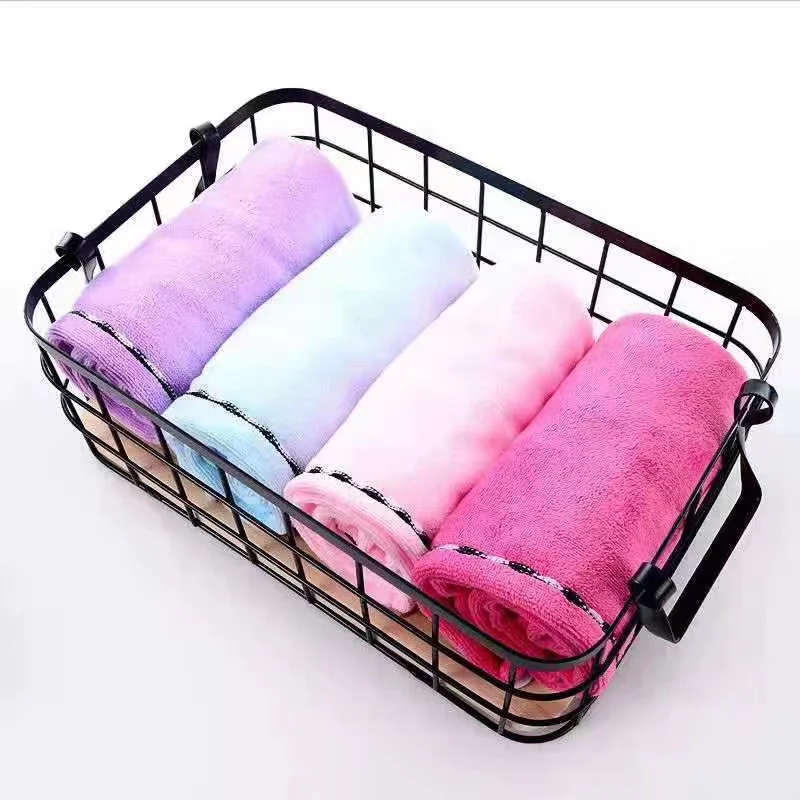 
no damage super multiclour 400g 400gsm multi-colored cheap hair salon towel for women 