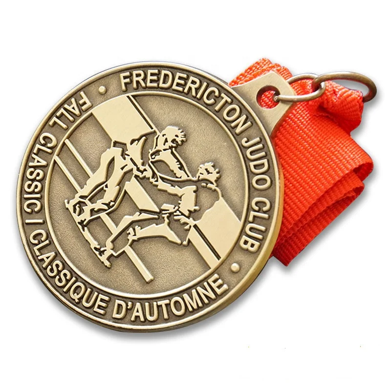 Manufacture Zinc Alloy Bodybuilding Judo Taekwondo Boxing  Race Graduation Medal for Souvenir