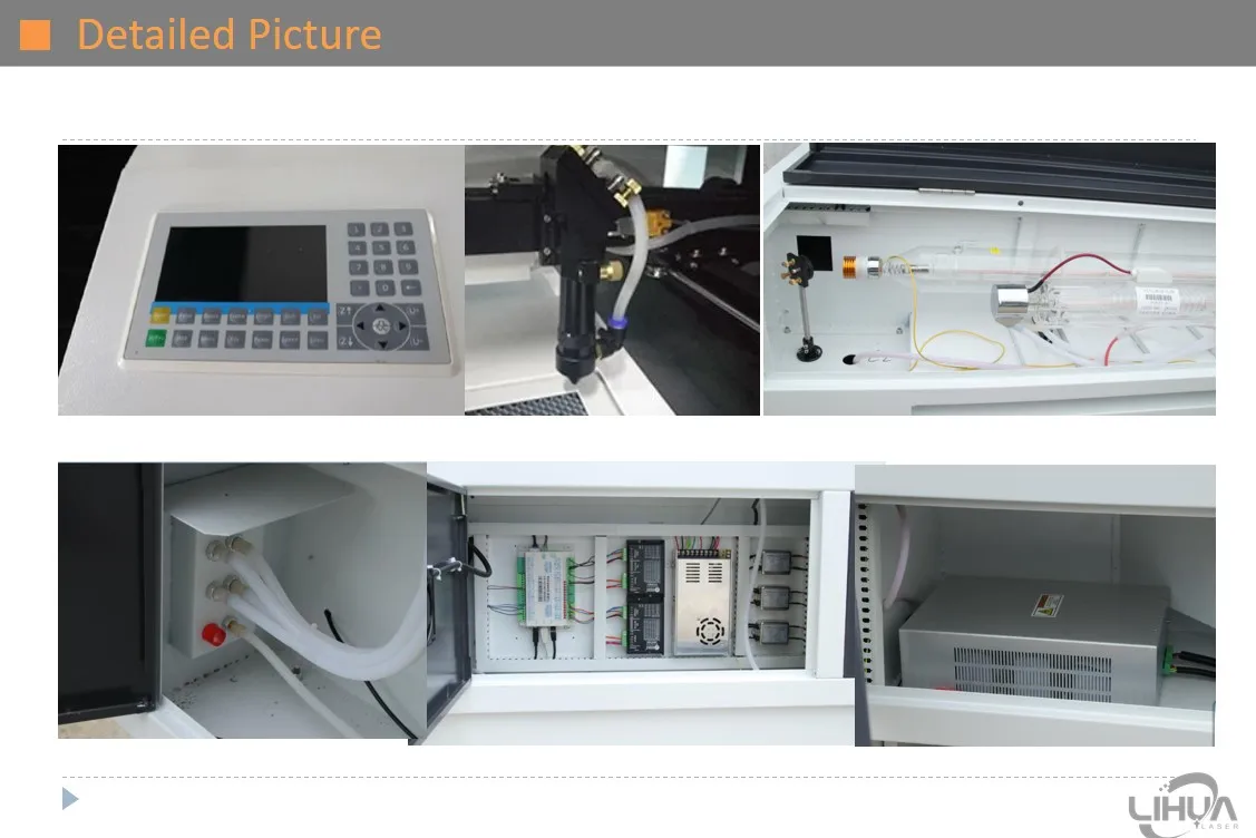 Lihua 1390 Industrial 80w 100w 130w 150w Leather Eva Foam Acrylic Mdf Wood Co2 Cnc Laser Cutter Price