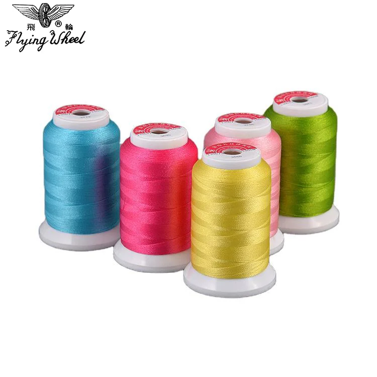 Wholesale Tex 27 Ticket 120 120d/2 Polyester Embroidery Thread 1000m Thread For Home Use