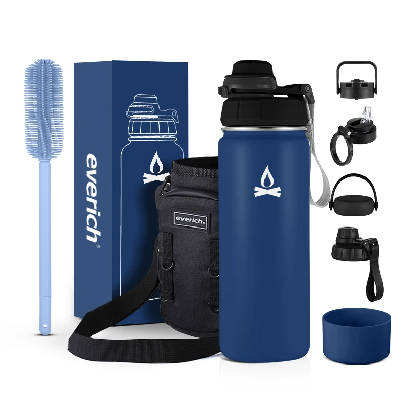 Custom Logo Stainless Steel Double Wall 34oz Metal Gym Fitness Protein Shaker Bottle Sport Water Bottle with  ODM Lock Lid