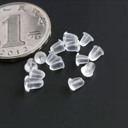High quality backs plastic rubber earring stoppers for diy crafting jewelry materials making