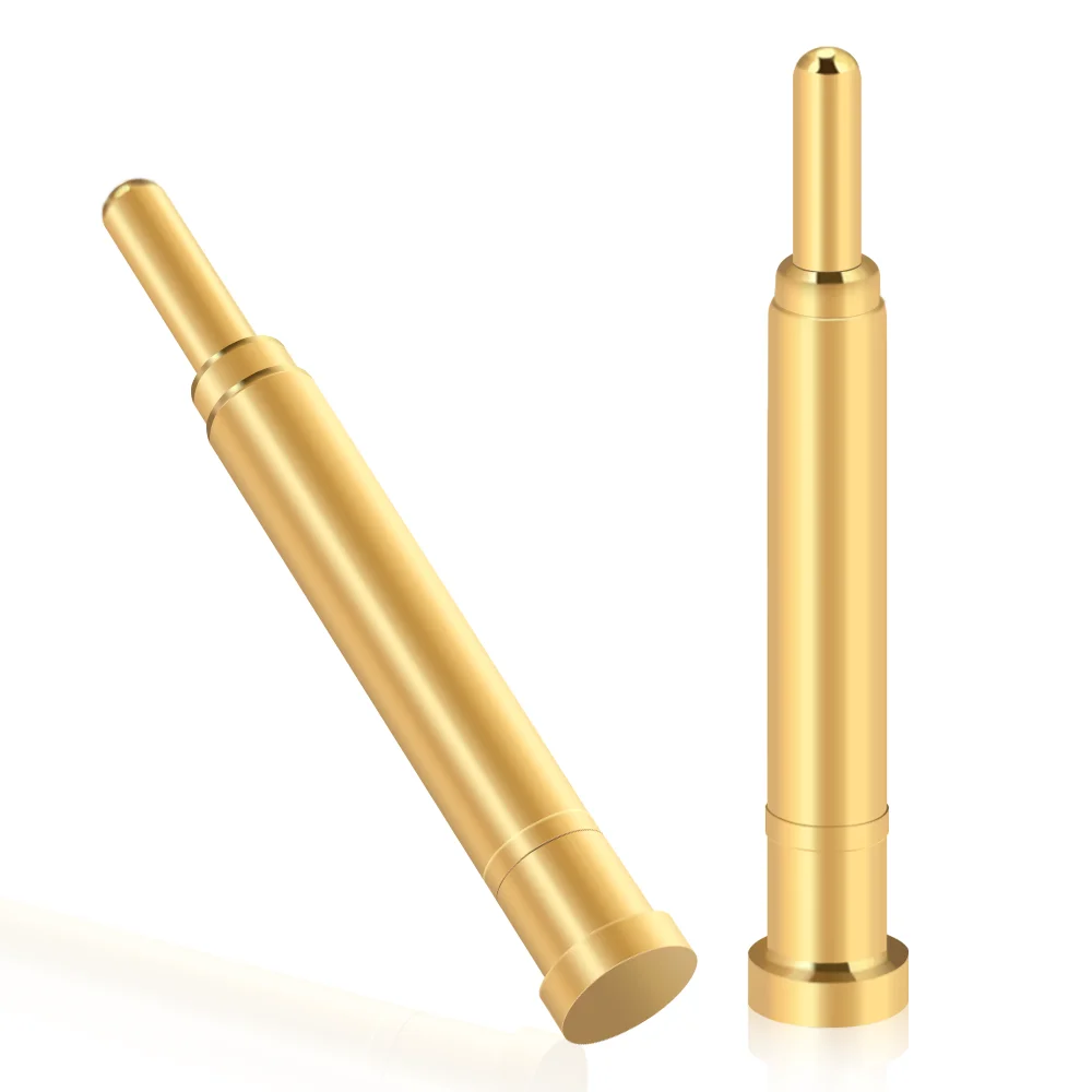 Customize Length 12mm And Diameter 3mm 12V 2A 5V 5A Single Pin Gold Plated Pogo Pin High Current