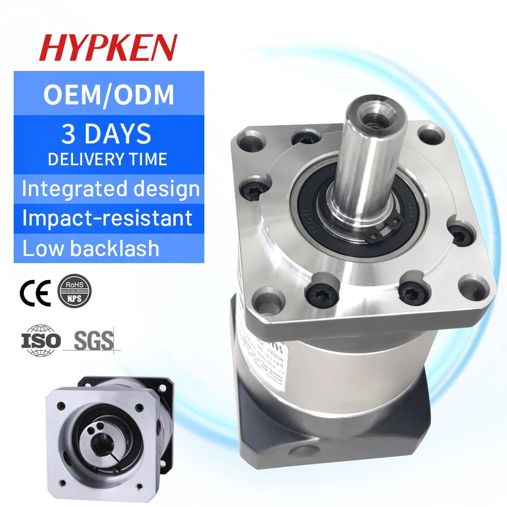 Custom ODM CNC High Torque 3:1 Ratio 90mm Planetary Gearbox AC Stepper Speed Reducer