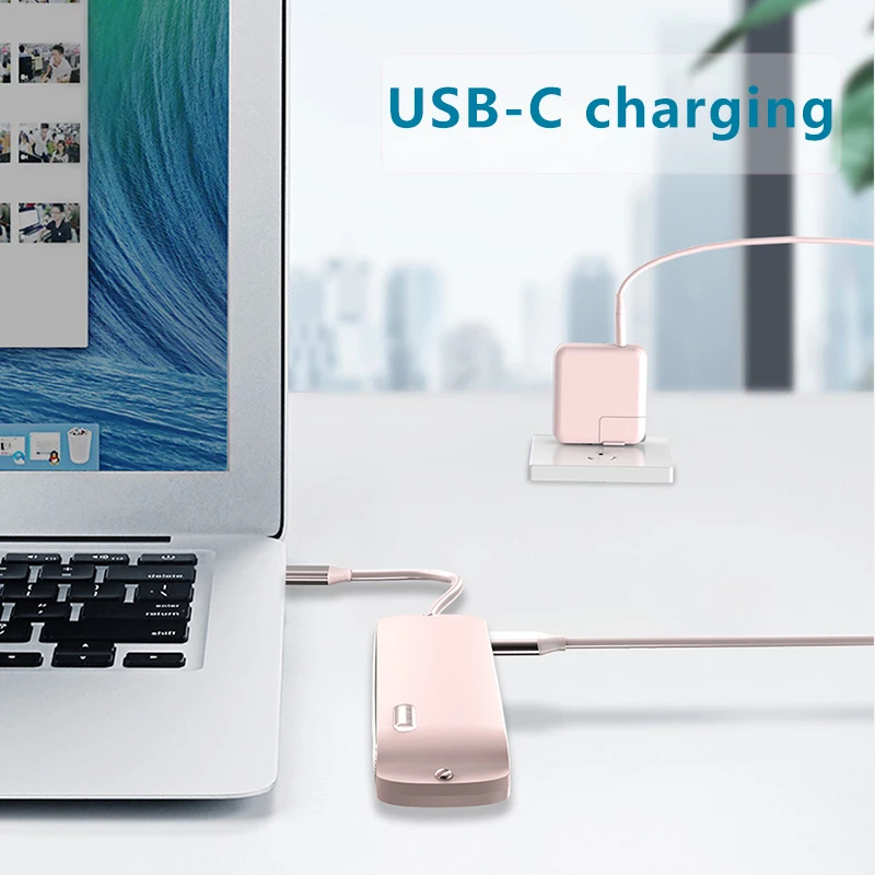 Концентратор USB3.0 * 4 + USB c 5 в 1 для док-станции Macbook