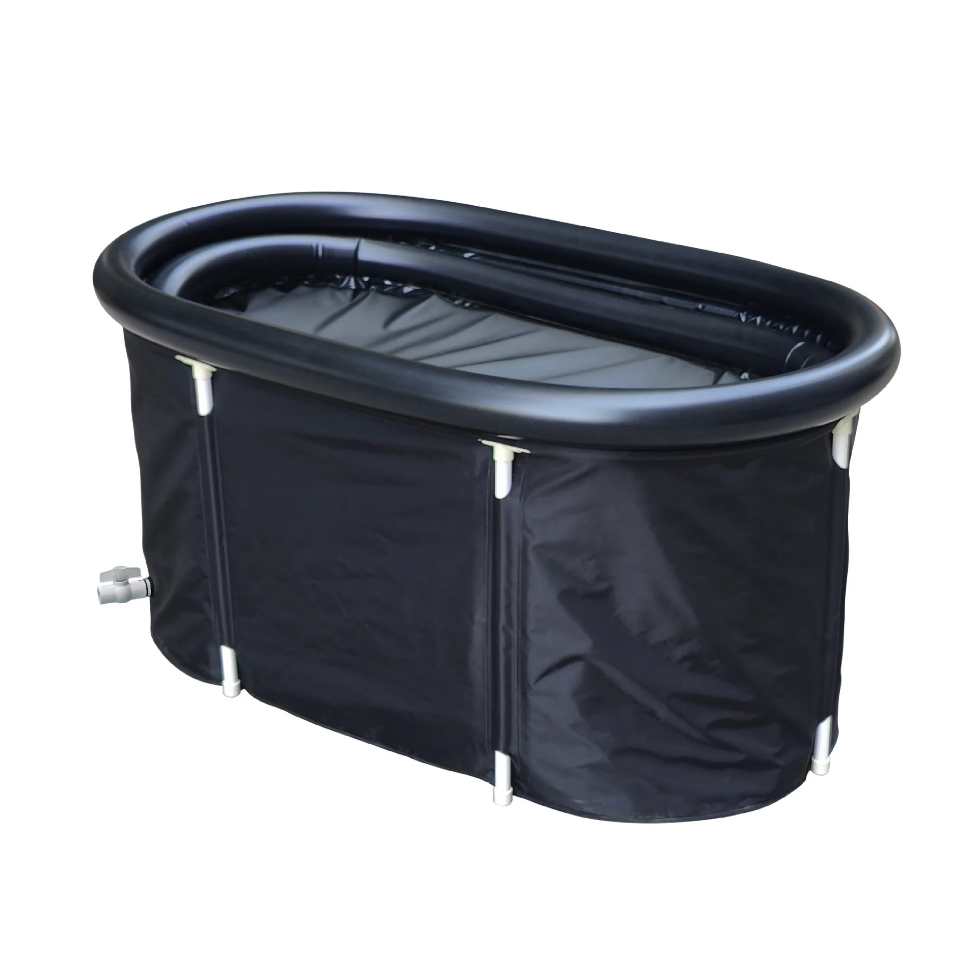 Custom Logo Inflatable Ice Bath Recovery Tub Folding Portable Ice Bath Tub Barrel Adults Fitness Fitness Cold Soaking Pvc