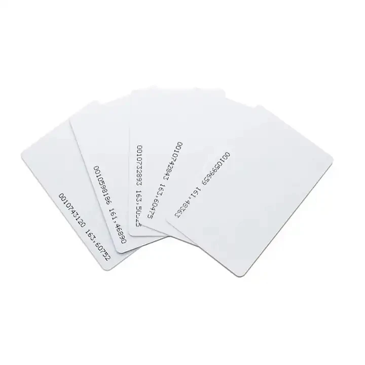 OTPS Low Frequency Card 125khz Door Access Control Blank White RFID Card rfid key card