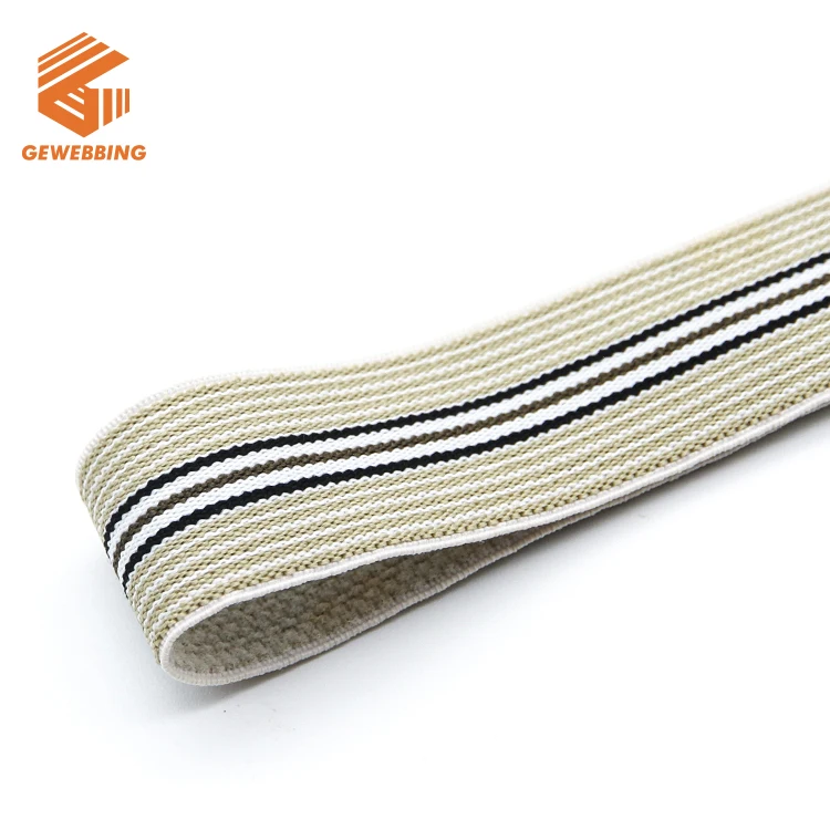 Webbing Manufacturer Free Design 1inch 2inch Custom Jacquard Elastic Waistband Nylon Web band For Underwear