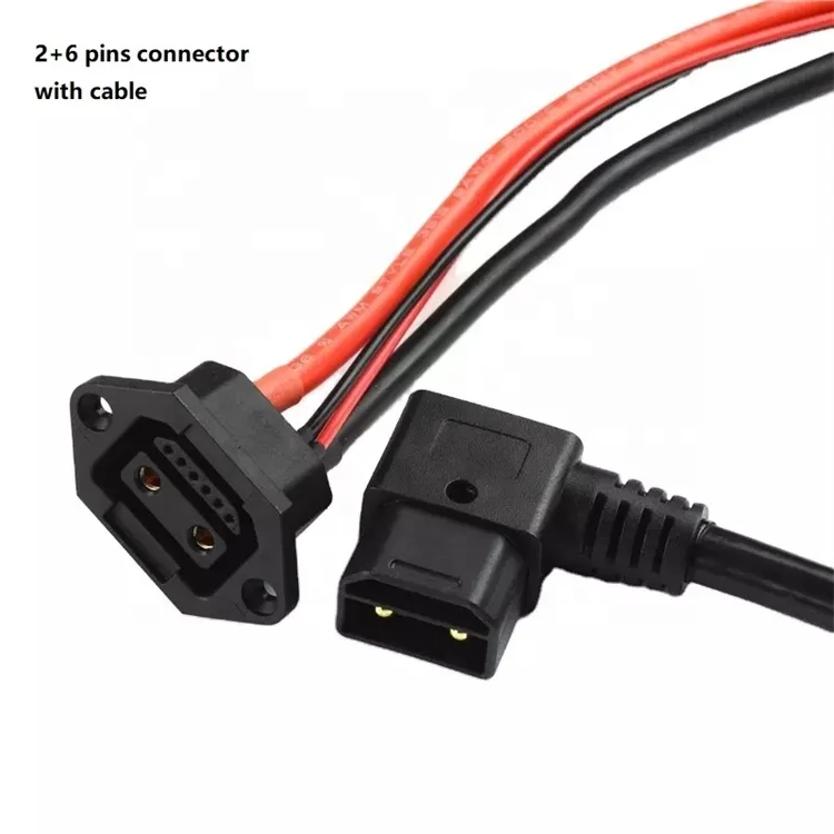 45A New Energy Electric Vehicle Power Connector Harness Cable Welding Wire Plug 2 And 6 Pin Charger Battery Connectors