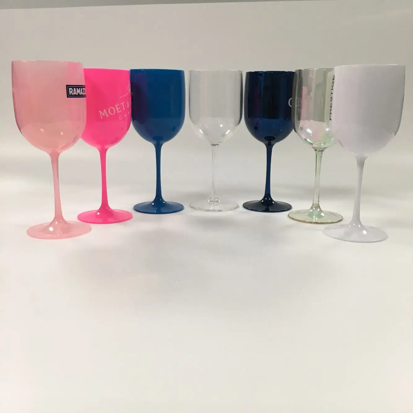 Reusable Acrylic Plastic Champagne Flute With Custom Logo