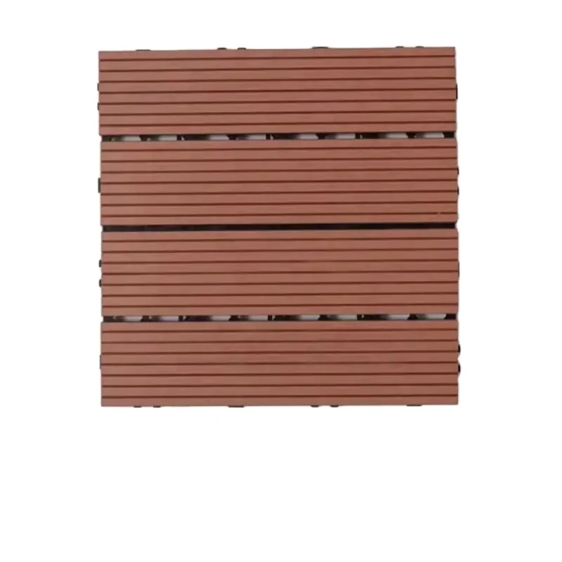 300*300*22mm wpc interlocking deck tile easy installation engineering wood
