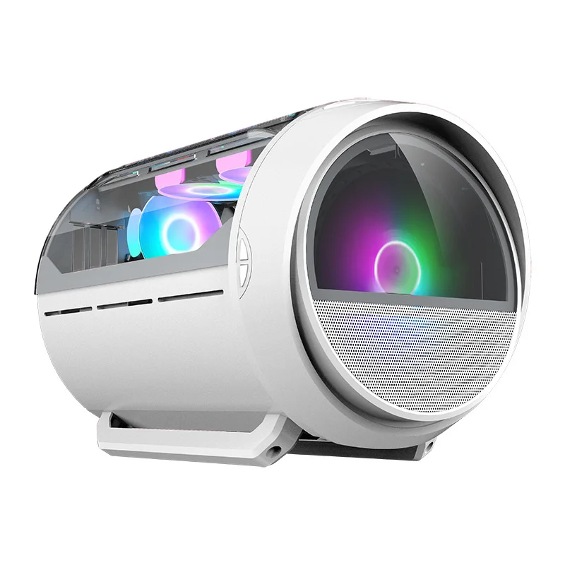 Wholesale Retailer COOLMOON OEM ODM Gaming Computer Chassis Desktop 240 Water Cooled Side M-ATX ITX PC Chassis Computer Case