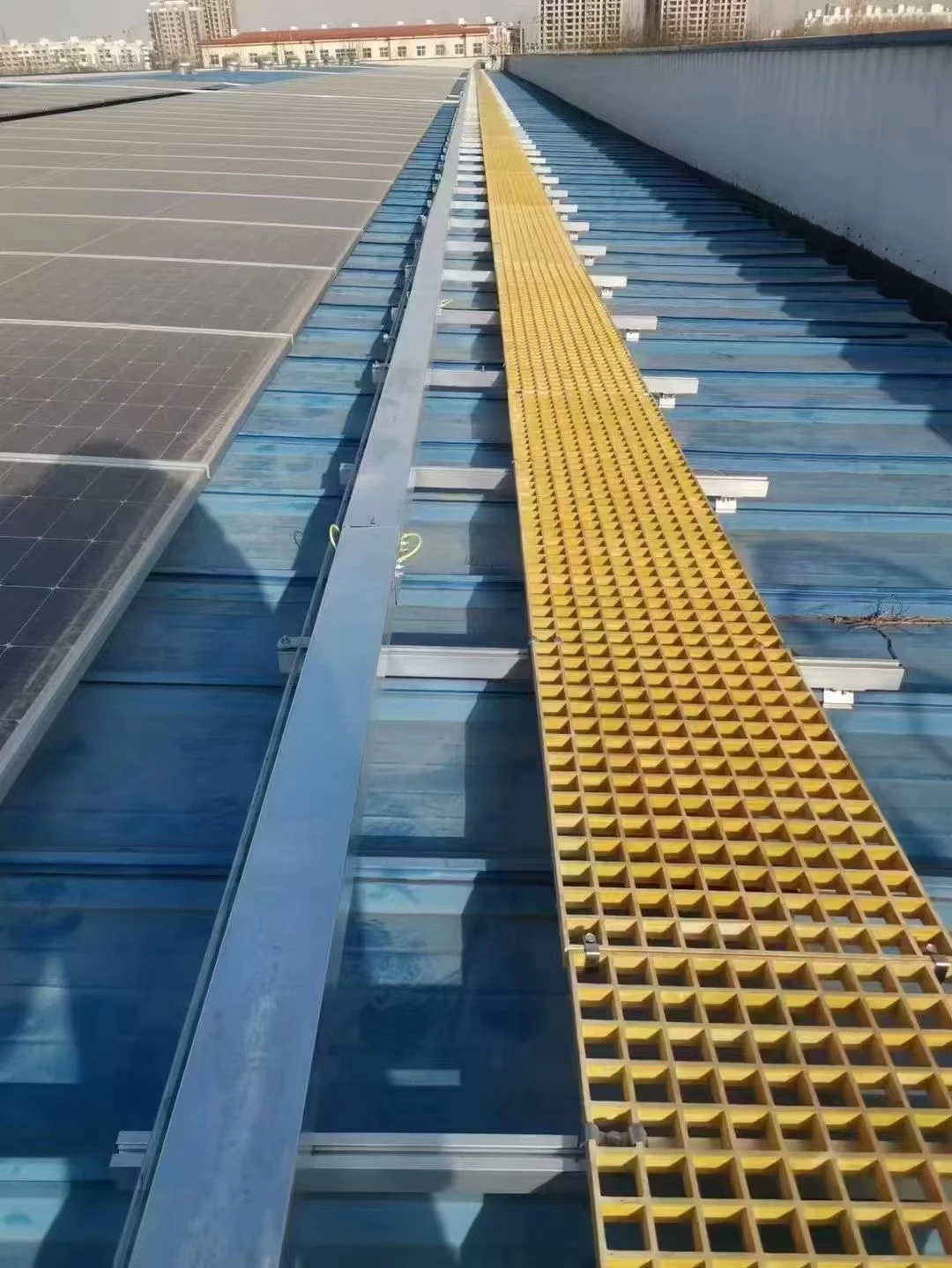 Hong Wo Wholesale Floor Grating Anti-slip Fiberglass Panel for Deck Tread Stair Treads