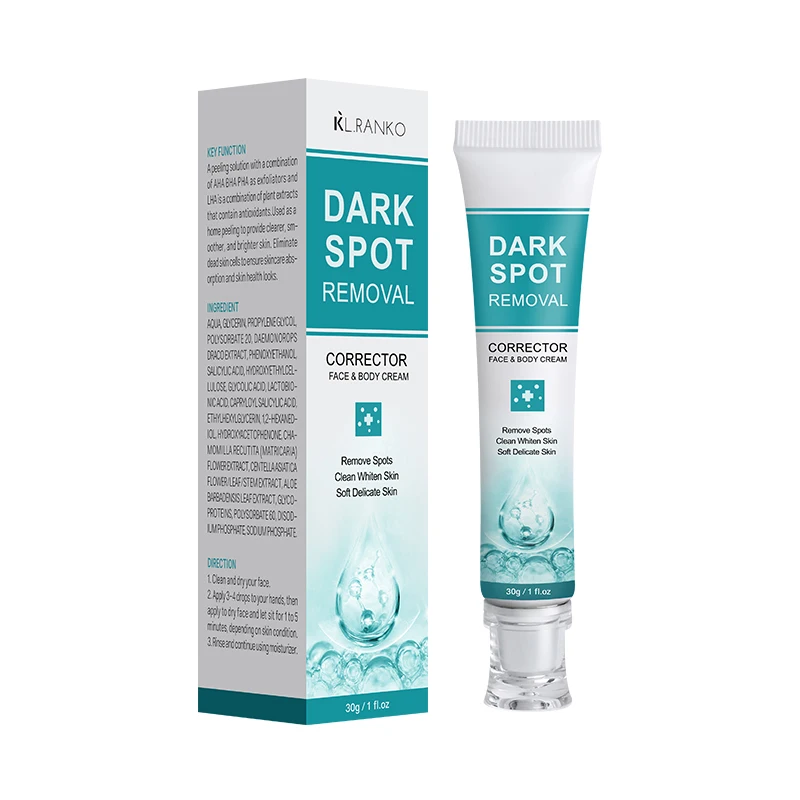OEM Custom Logo Dark Spot Remover Facial Cream Pimples Acne Mark Dark Spots corrector Whitening Face Cream For Skincare Products