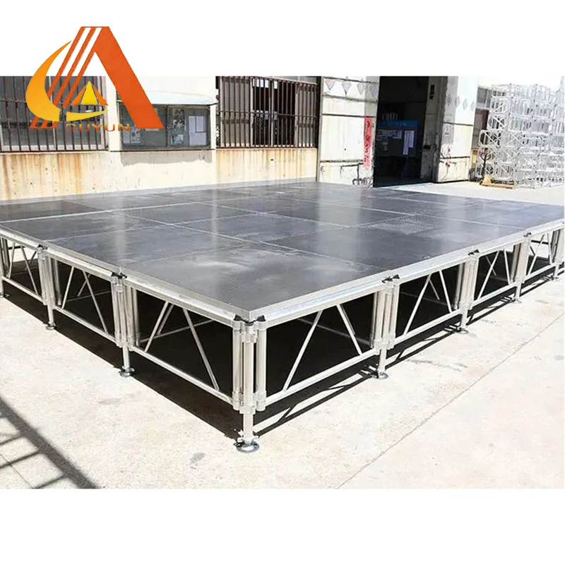 High Quality 1.22*1.22m Weeding  Plywood Stage Outdoor Performance Stage Platform For Sale