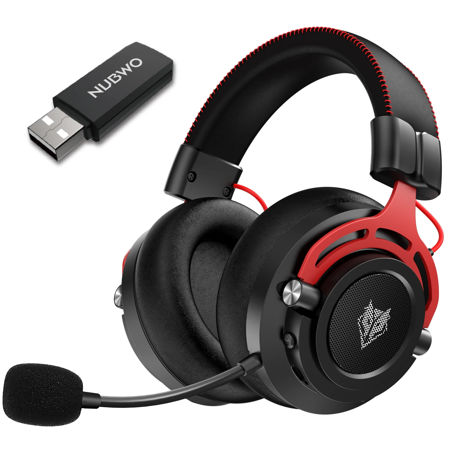 NUBWO G03 игровые 2.4G беспроводное устройство наушники whit Mic Deep Bass ps4 гарнитура PC регулируемая повязка на