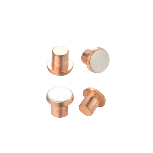 Wholesale Bi-metal Alloy Sliver Gold Electrical Bimetal Contact Rivet Custom Manufacturer