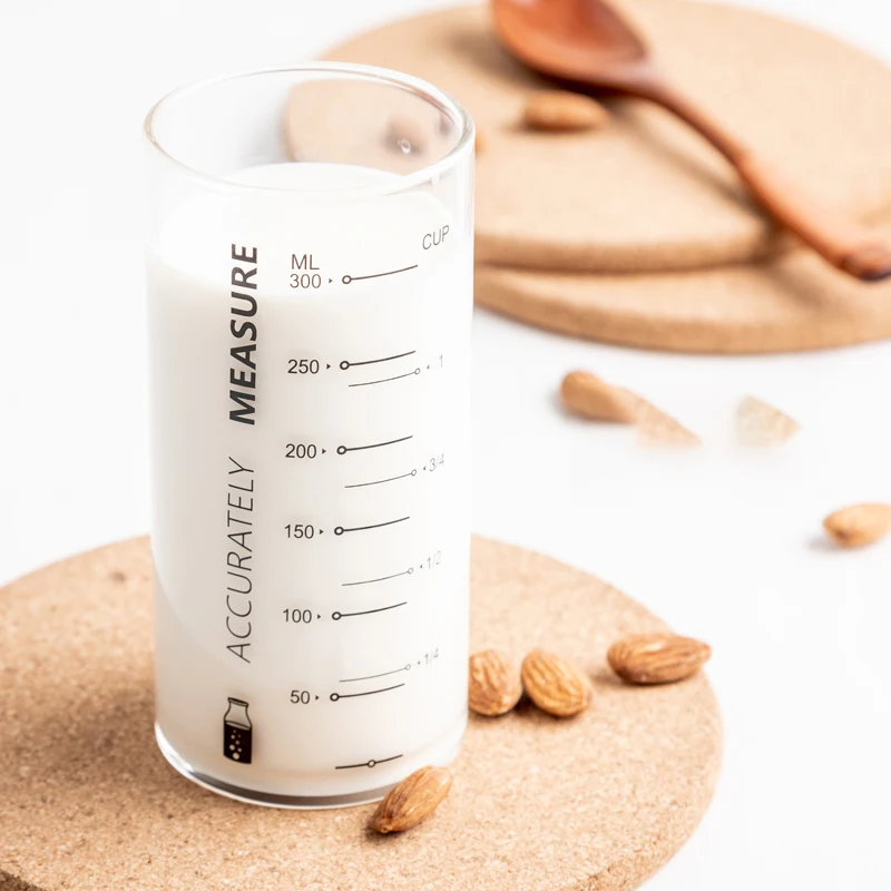 
Wholesale Customized 2019 New PERSONALISED Logo Stemless Glass Tumblers graduated glass milk cup Welcome OEM Accept Logo 