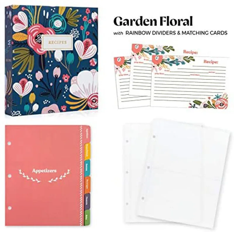 Recipe Divider Paper Ring Binder Recipes Wholesale Binder