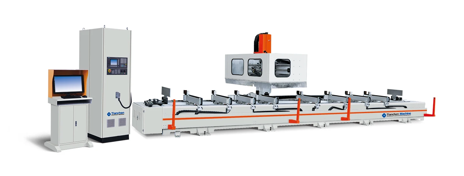 TC Aluminum CNC Gantry Machining Center For Making Windows Doors Curtain Wall