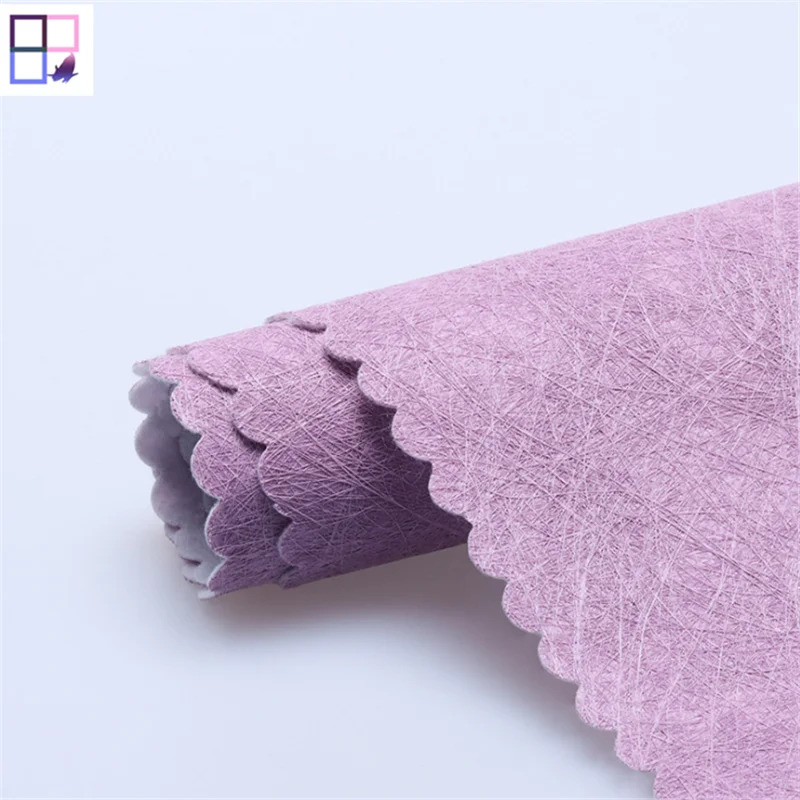 Factory wholesale seamless wallcloth wallcoatings interior textured fiber decor wallpapers for home
