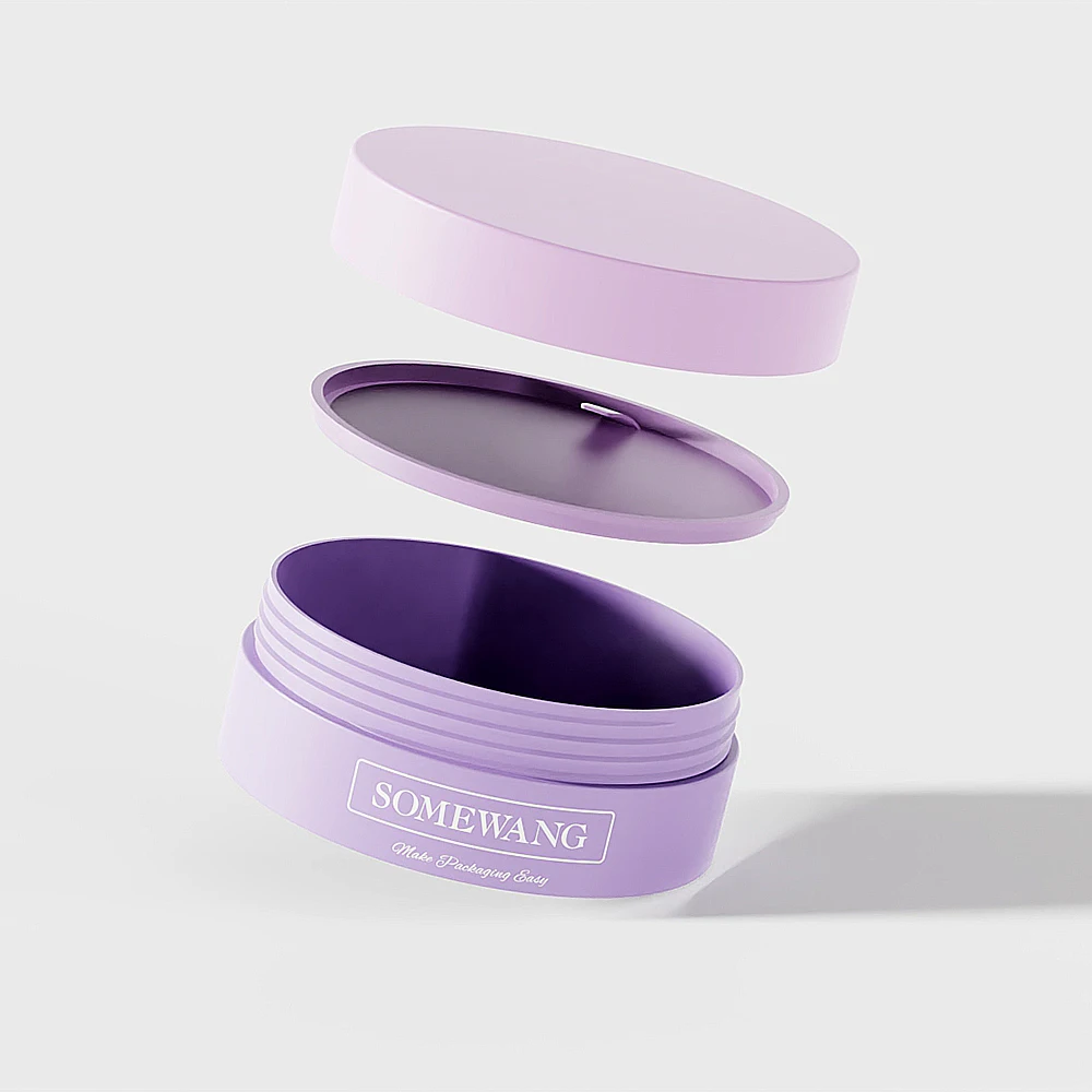 100g Empty Cosmetics Containers PP Hair Wax Cream Jar Plastic 100ml Cylinder Screw Cap Wide Mouth Plastic Pet Lotion Pump Jar