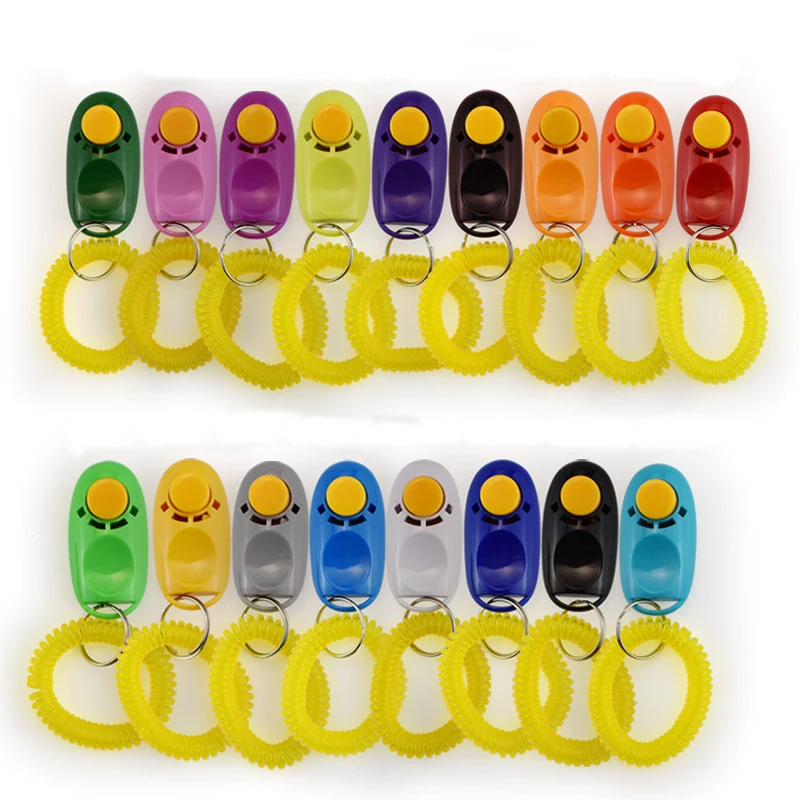 Dog clicker Support customized logo Dog Behavior Training Supplies