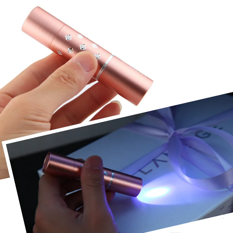 quaified 365nm uv flashlight ultraviolet lamp as detect the fluorescent agent of jade cosmetics mask amber