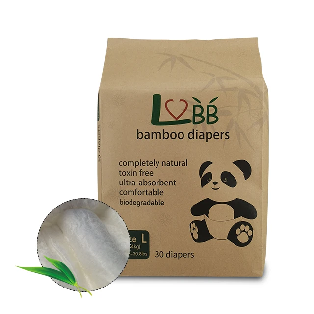 2021 OEM&ODM wholesale manufacturers breathable soft warm nappies ecological bamboo disposable baby diaper