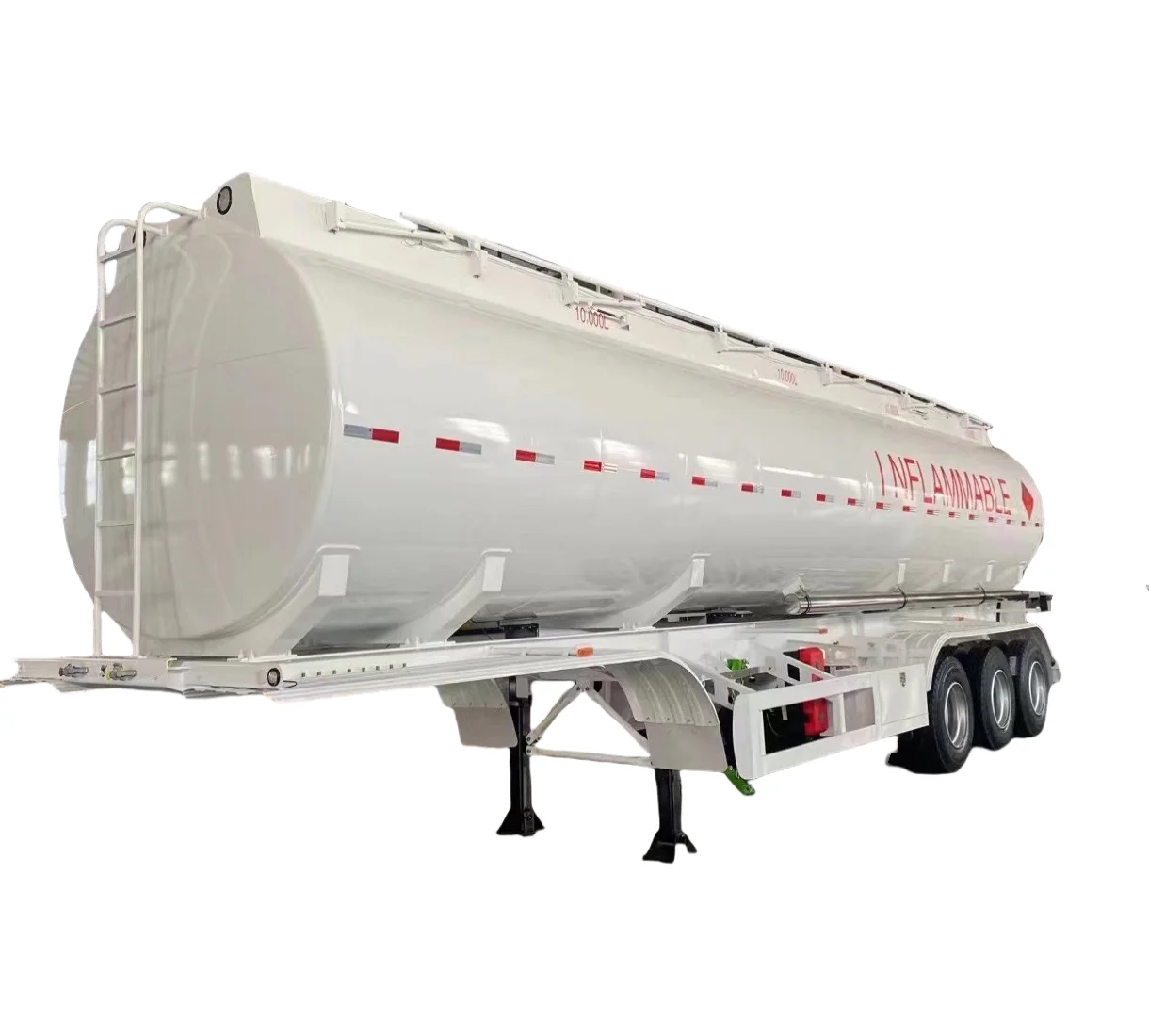 China Manufacturer Tri-axle 45000 liters Semi-trailer Gasoline Tanker Trailer /Oil Fuel Tanker Semi Trailer for sale