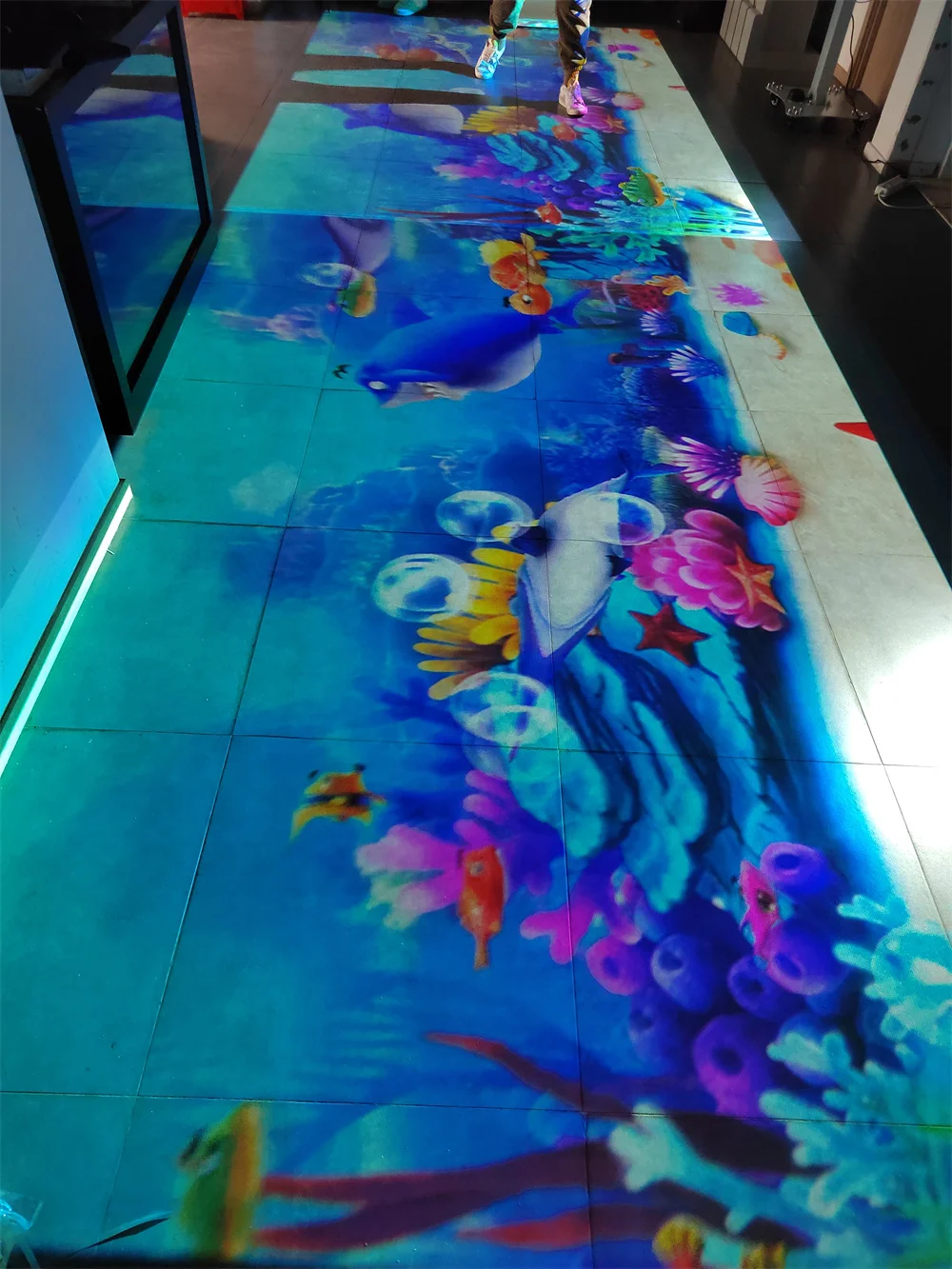 Flow Packing Machine Wall Swiftech Walls Interactive Floor Projector Game