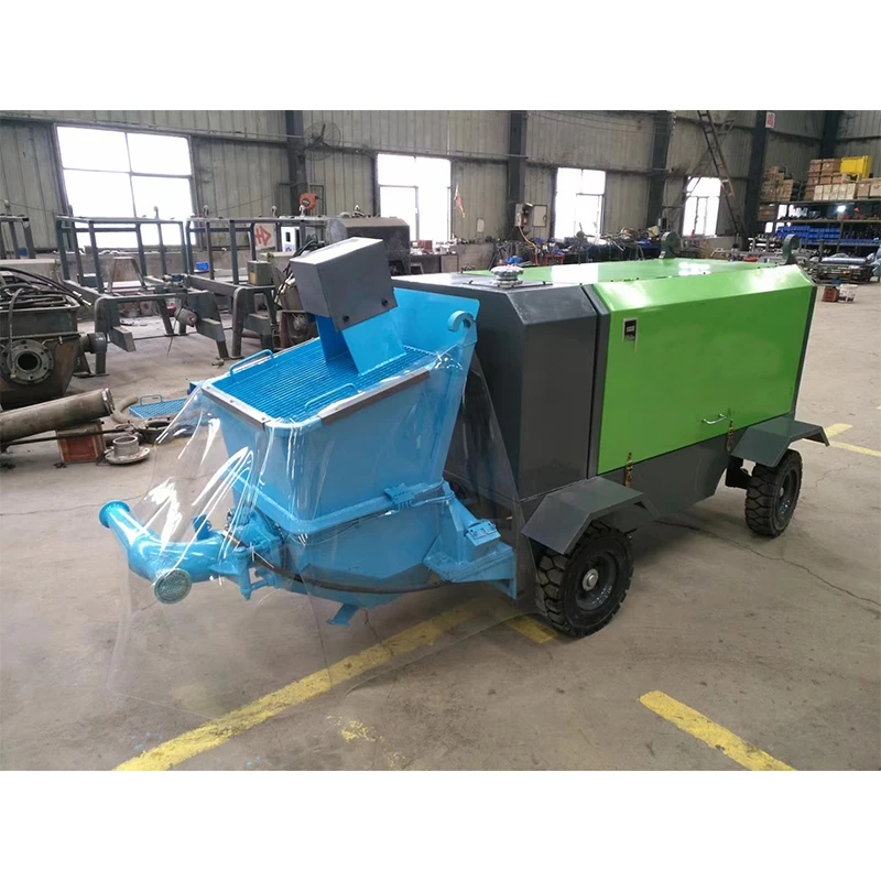 Concrete Construction wet concrete machine hydraulic shotcrete machine gunite