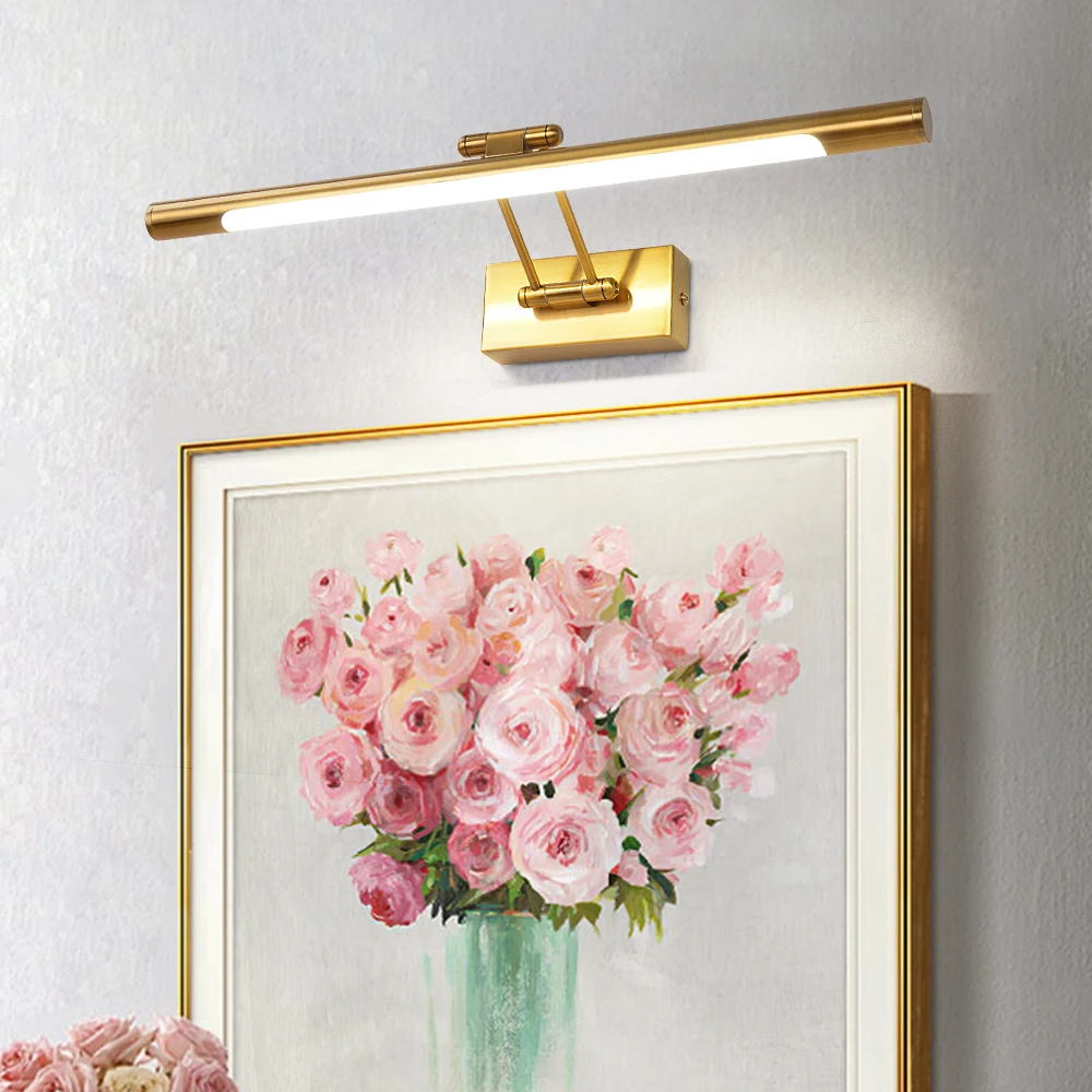 Modern Hotel Bathroom LED Lights Dimmable LED Mirror Lamps Wall Mounted Bedside Wall Lighting LED Picture Lights