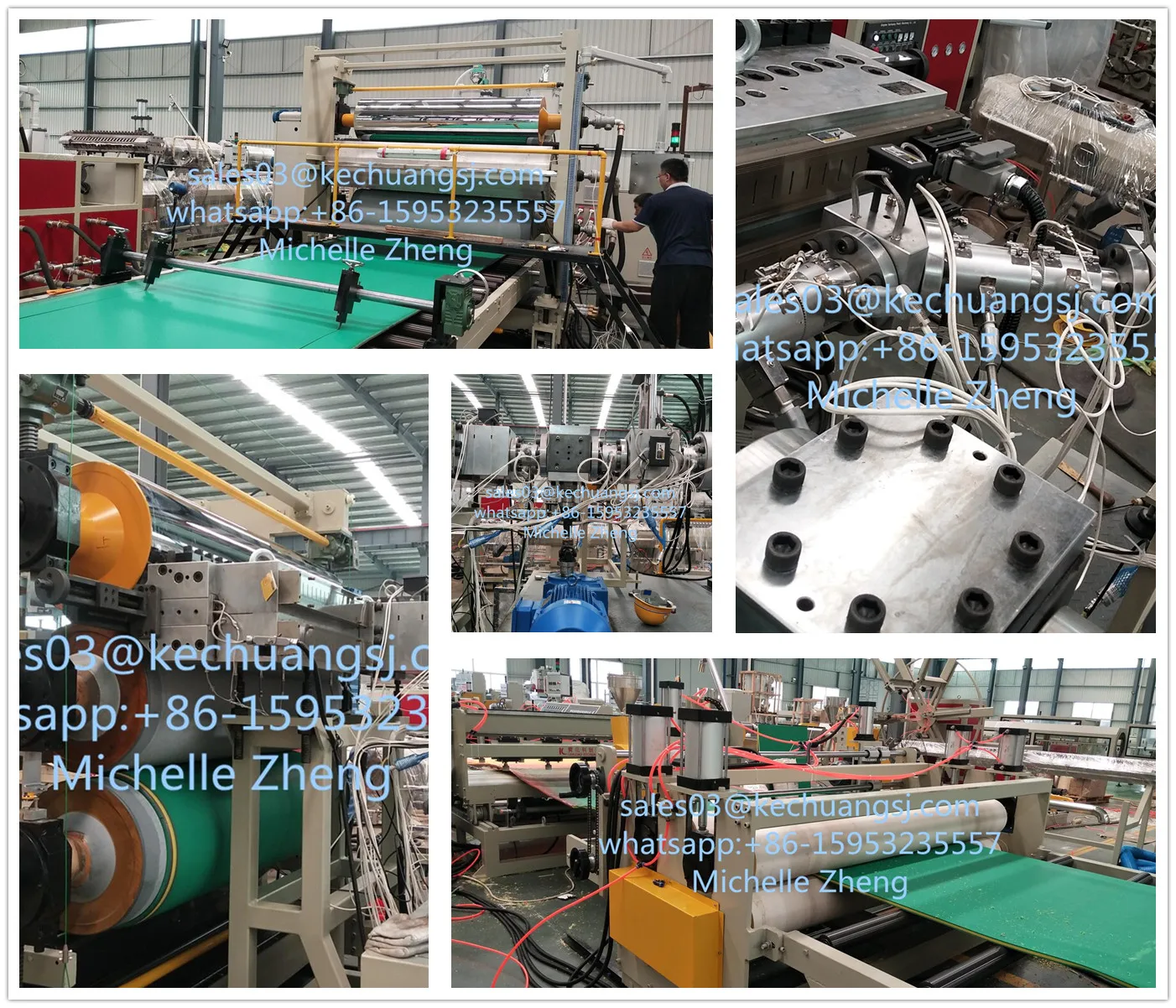 Машина для производства трехслойного листа PP/PS/PE, ширина 2800 мм, толщина 20 мм