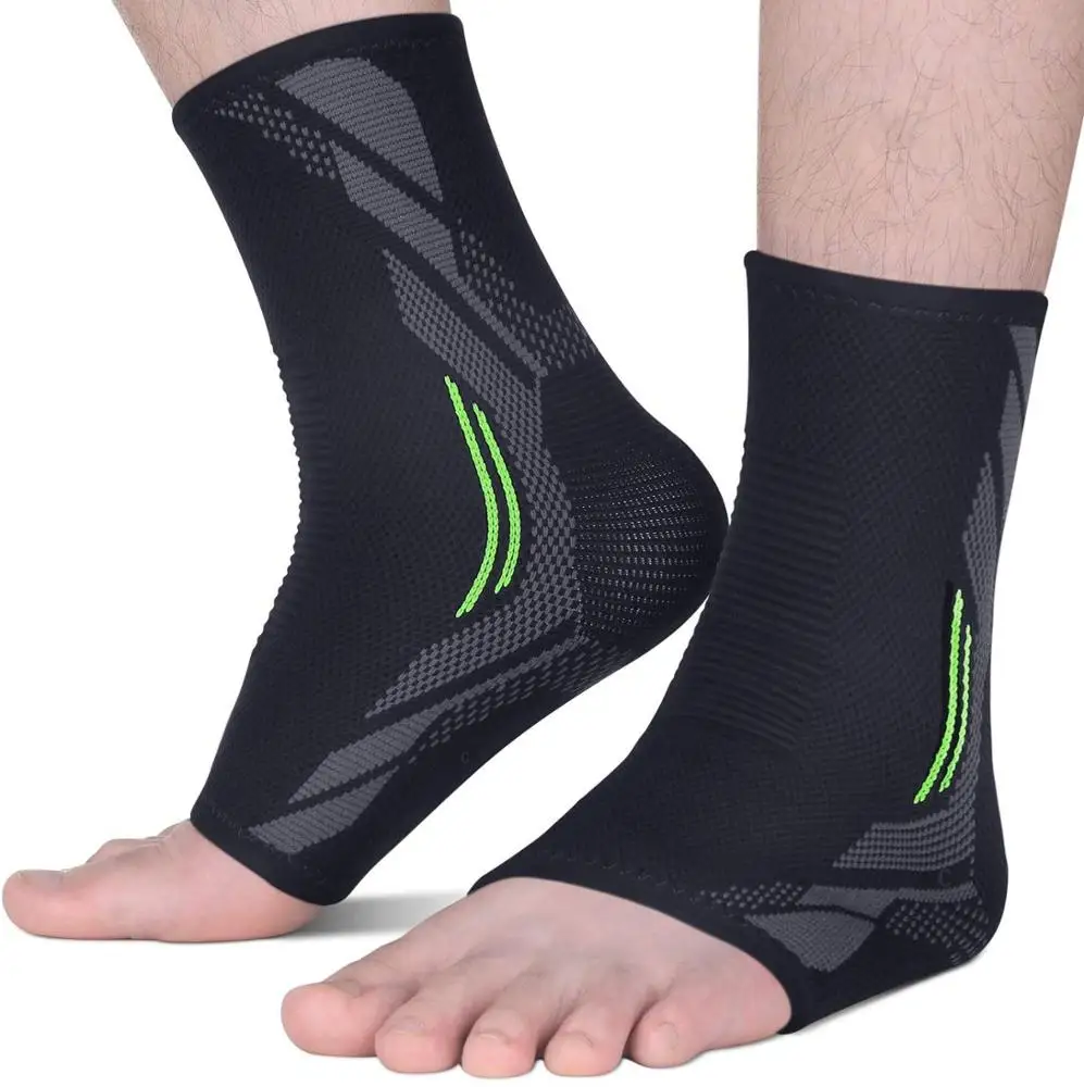 Elastic Adjustable Sports Protection Ankle Support Brace Socks MMA Bandage Stabilizer Medical Knitted Compression Sleeves