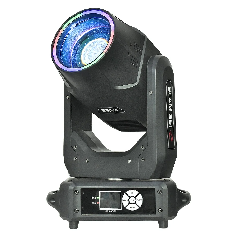 Colorful Newest Design Disco Light With Dual Chip Strobe 251W Sharpy Beam Moving Head Light