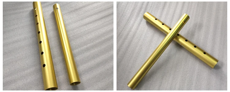 High Quality Anodized Aluminum Tube CNC Machine Parts Material 6063 6061 7075 Round aluminum Pipes