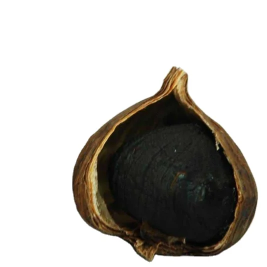 
Fermented black garlic containing allicin and alliin 