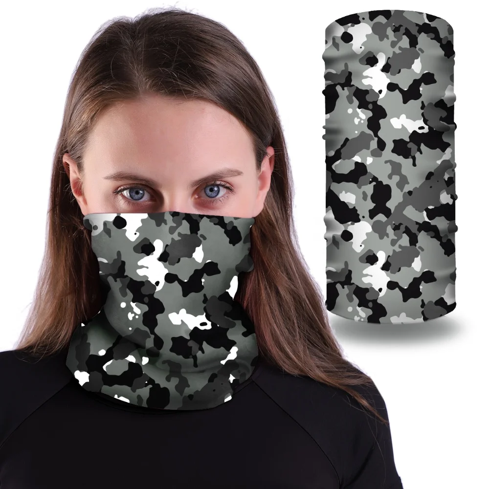 Free design durag neck warmer gaiter with kraft paper packing