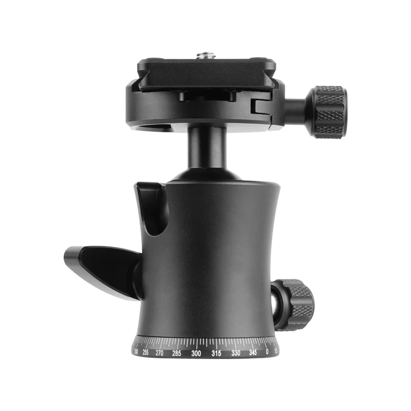 Gimbals head adapter with aluminum 360 Angle Panoramic Rotation 1/4&quot Tripod Ball Head for DV DSLR Digital Camera Scope