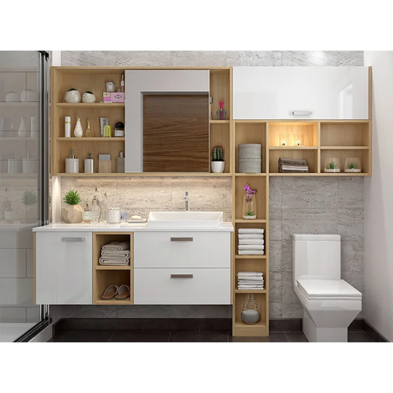 Oppein factory direct wholesale waterproof bathroom cabinet